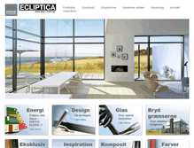 Tablet Screenshot of ecliptica.dk