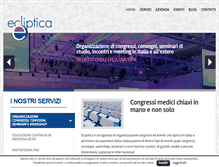 Tablet Screenshot of ecliptica.it